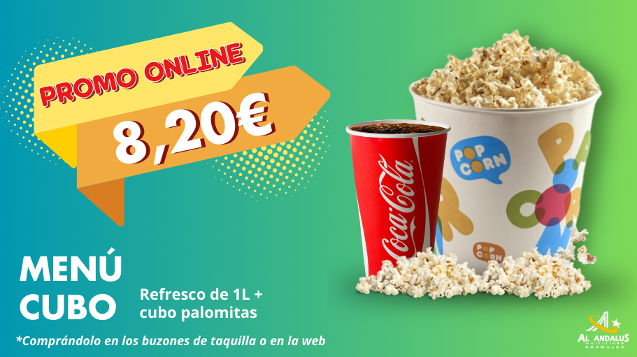 Cubo palomitas 1L cine